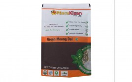 MeraKisan Organic Green Moong Dal   Pack  500 grams